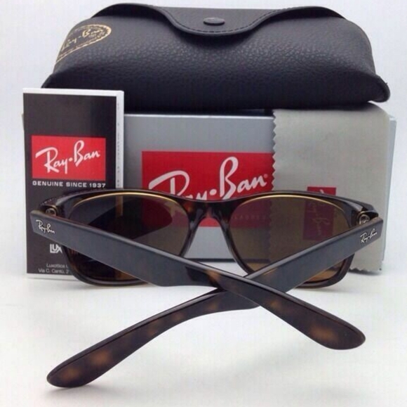 LIKE NEW RayBan Wayfarer RB2140 Tortoise Brown - Picture 10 of 16